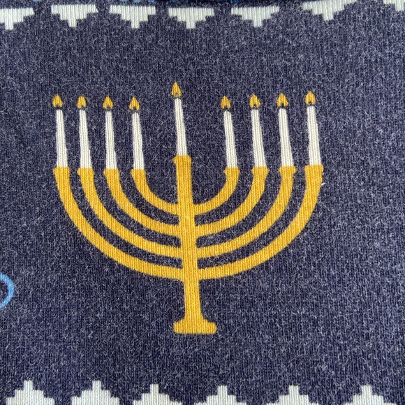 Hannah Anderson Size 120 CM/US 6–7 Hanukkah Long Sleeved Shirt 3368 - Picture 8 of 12